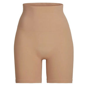 SKIMS Sculpting Shorts Mid Thigh Ochre Beige Nude 2XL / 3XL Shapewear NWOT